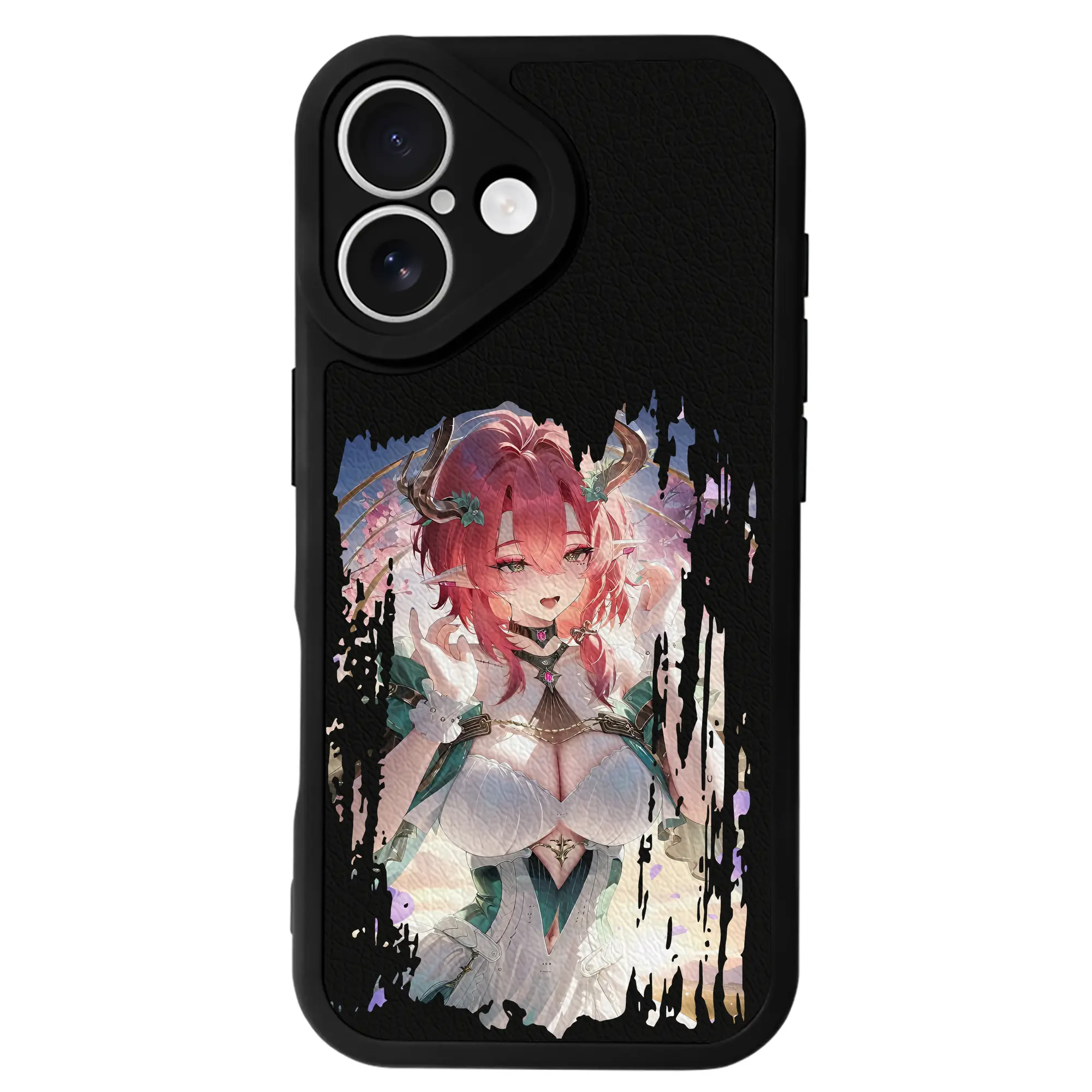 鳴潮 グッズ シャコンヌ - IPhone 16シリーズ対応 ・ シリコンスマホケース ・ レザー調 ・ 高精度フィット ・ 耐衝撃 ・ ワイヤレス充電対応 ・ 精密カット